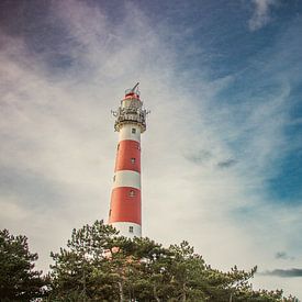 Ameland Leuchtturm 'Bornrif' von Lizanne van Spanje