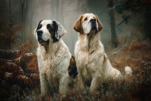 Faithful Companions Saint Bernard by Preet Lambon