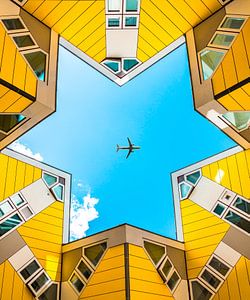 Symmetrische Würfelhäuser von Yannick Karnas