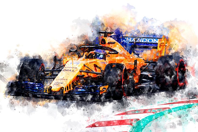 Fernando Alonso 2018 by Theodor Decker