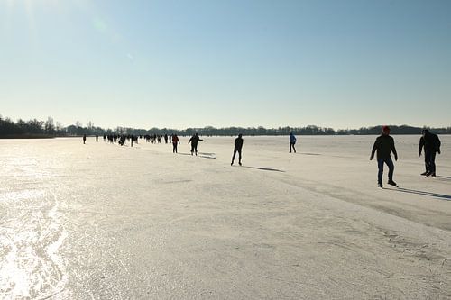 Les patineurs sur le Nannewiid