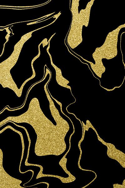 Liquid shapes No. 9 von Melanie Viola