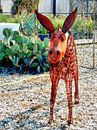Metal Donkey With Cacti by Dorothy Berry-Lound thumbnail