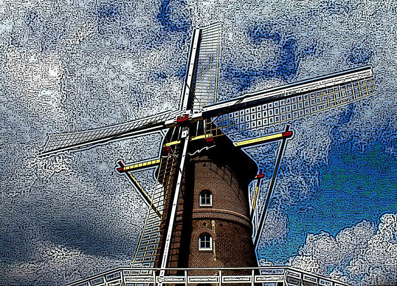 Hollandse molen van Jose Lok