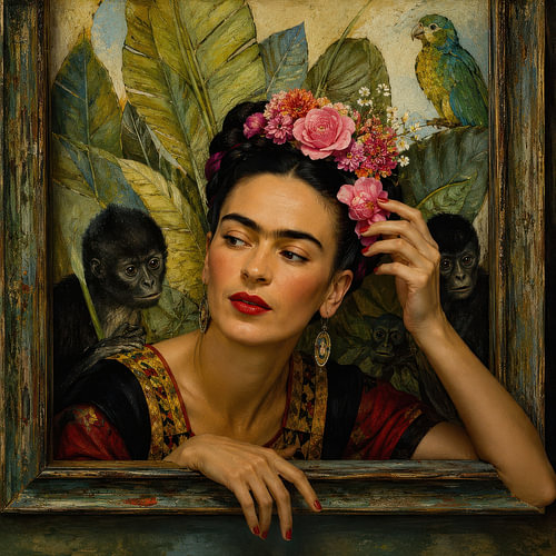 Alle schauen Frida zu von Moonheart Artworks