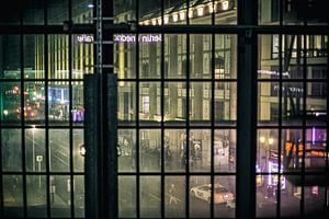 View Friedrichstrasse from the Berlin train station
