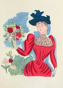 Raoul Dufy - Buch Madrigaux (Madrigale), Zeichnung