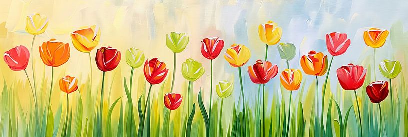 Tulips by Poster Art Shop