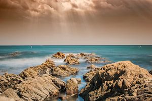 Fotoposter oder Wanddekoration Fuengirola Strand von Edwin Hunter