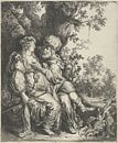 Juda und Tamar, Pieter Lastman, 1593 - 1633 von Marieke de Koning Miniaturansicht