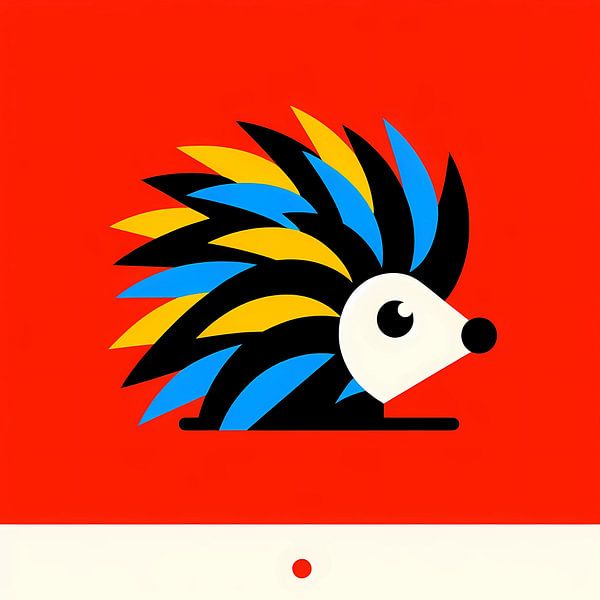 Hedgehog graphic by Tatjana Korneeva
