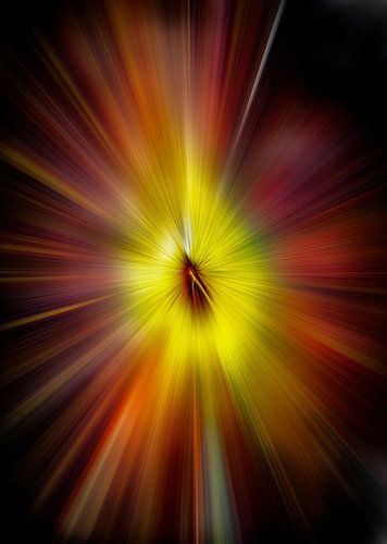 Explosie van kleuren; zou het de oerknal zijn?