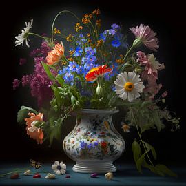 Stilleben in einer Vase von Kim West