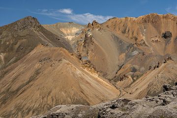 Landmannalaugar, Islande sur Jeannet Hooftman