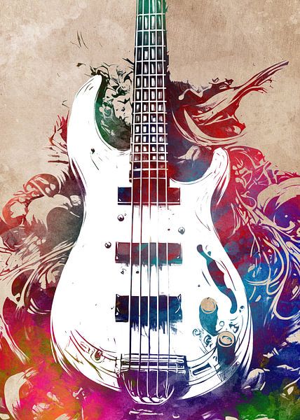 Bass guitar music art #guitar by JBJart Justyna Jaszke