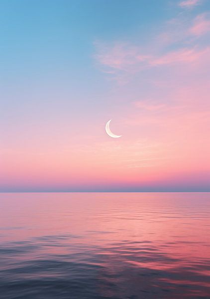 Uitzicht over de oceaan van fernlichtsicht