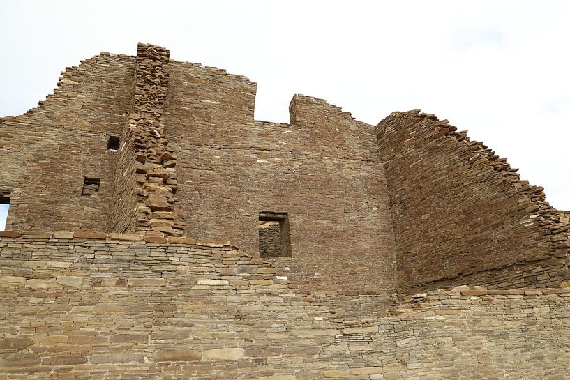 Pueblo Bonito (Pueblo culture) Building in Chaco Canyon, US state of New Mexico USA by Frank Fichtmüller
