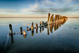 Paesens Moddergat Sunset by Alex Boerema