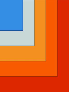 MODERNE ABSTRAKTE GEOMETRISCHE KUNST von Online Arts