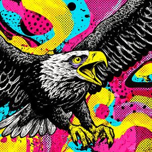Aigle Pop Art n° 1