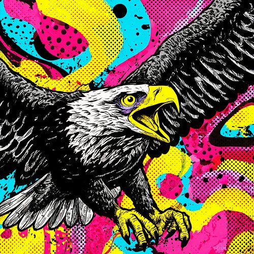 Pop-Art-Adler Nr. 1