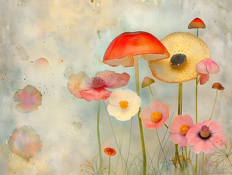 Fantasy flowers by Heike Hultsch