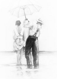 Me and my butler. Inspired by Jack Vettriano (3). by Ineke de Rijk