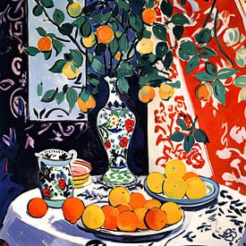 Matisse's Vibrant Still Life by Your unique art