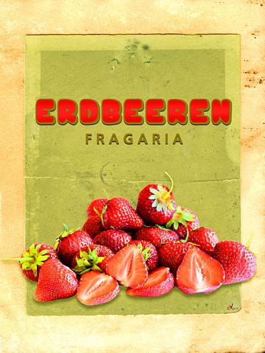 Keuken foto aardbeien