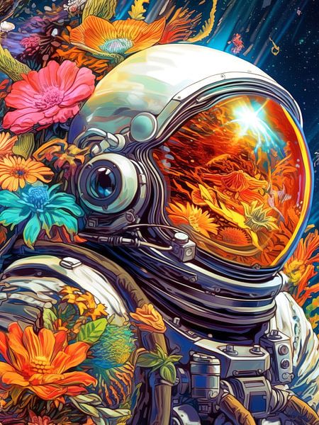 Bloesems in de kosmos van novac dolazy