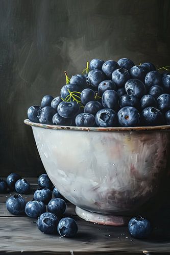 Blaubeeren malen