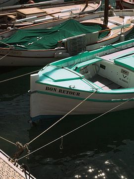 Vintage boten in de haven van Nice van Mélissa Lafarque
