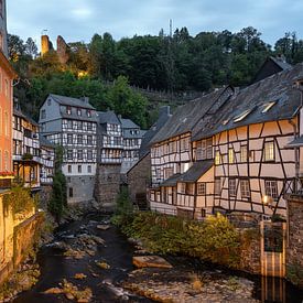 Monschau in the early evening by Michael Valjak