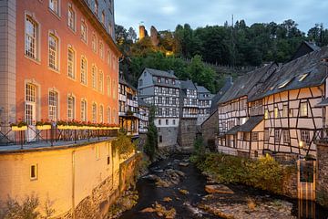 Monschau in the early evening by Michael Valjak