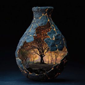 Arbre dans un vase sur TheXclusive Art