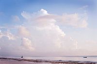 Mombassa kust zonsondergang