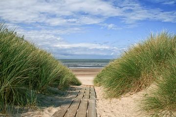 Beach Transition by Zeeland op Foto