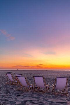 Sonnenuntergang am Strand von Dirk Rüter