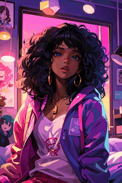 woman cartoon by Giandra Safaraz