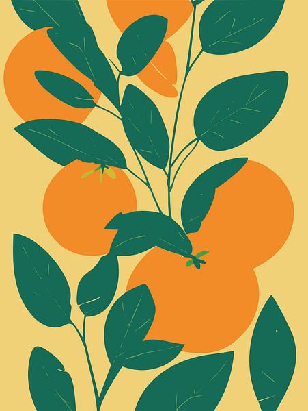 La pomme orange par Gypsy Galleria