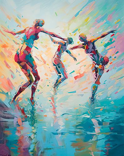 Refreshing Dive into the Sea