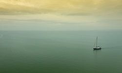 Zeilboot op het IJsselmeer