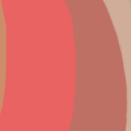 Art abstrait minimaliste. Lignes en rouge, rose terre et ocre
