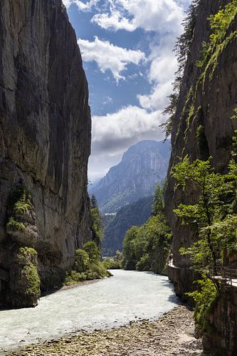 Beautiful Aare Gorge, Switzerland