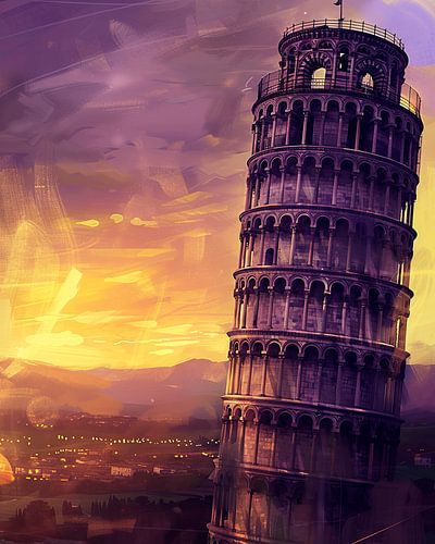 Der schiefe Turm von Pisa