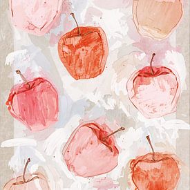 Wild apples in pastel by Kim Karol / Ohkimiko
