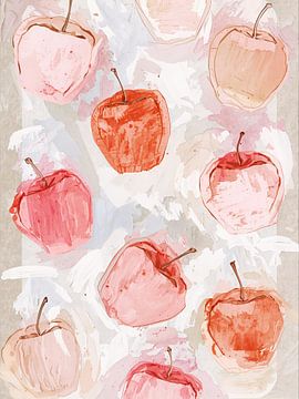 Pommes sauvages au pastel sur Kim Karol / Ohkimiko