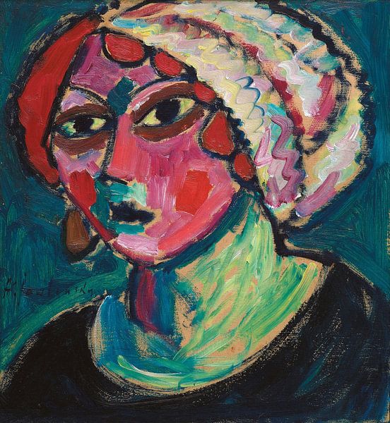 Turban blanc, Alexej von Jawlensky par Des maîtres magistraux