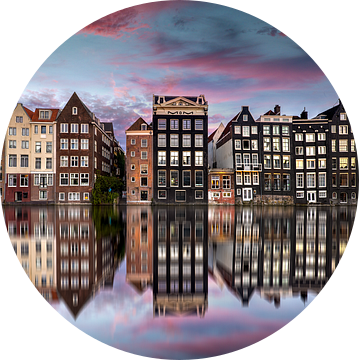 Damrak Amsterdam van Fotografie Ronald