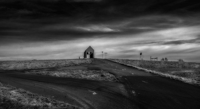 Ciel en noir et blanc par Henk Miedema
